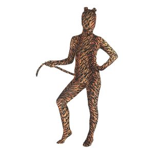 Zentai Suits |   Patterned Zentai Suits Skin Suit Full Body Suit Animal Monster Anne Takamaki / Panther Adults’ Cosplay Costumes Sex Men’s Women’s Leopard Print Animal Fur Pattern Halloween New Year / Catsuit Brown Cosplay & Costumes Brown