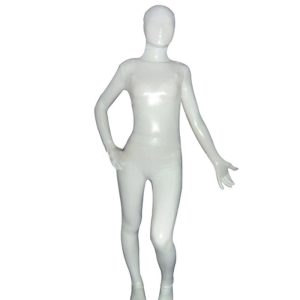 Zentai Suits |   Shiny Zentai Suits Skin Suit Full Body Suit Ninja Adults’ Spandex Cosplay Costumes Sex Men’s Women’s Solid Colored Halloween / Leotard / Onesie White Cosplay & Costumes White