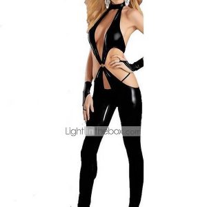 Zentai Suits |   Women’s Fifty Shades Career Costumes Sexy Uniforms More Uniforms Sex Cosplay Costume Party Costume Sexy Costumes Solid Colored Leotard / Onesie / Leather Black Cosplay & Costumes Black