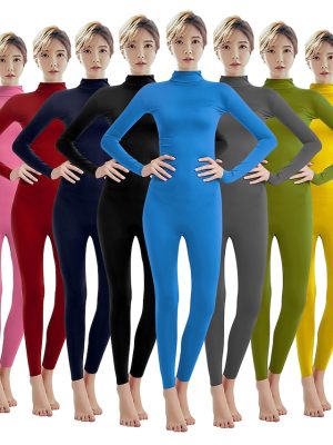 Zentai Suits |   Zentai Suits Cosplay Costume Catsuit Adults’ Spandex Lycra Cosplay Costumes Sex Men’s Women’s Solid Colored Halloween Carnival Masquerade Nude Cosplay & Costumes Nude