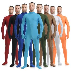 Zentai Suits |   Zentai Suits Costume Hoodie Cosplay Adults’ Spandex Lycra Cosplay Costumes Sex Men’s Women’s Solid Colored Halloween Black Cosplay & Costumes Black