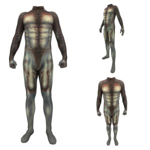 Zentai Suits |   Zentai Suits Warrior Cosplay Cosplay Adults Kid’s Lycra Spandex Cosplay Costumes Antique Standing Style Chic & Modern Men’s Boys Printing Halloween Carnival Masquerade / Hand wash / Washable Dark Gray Cosplay & Costumes Dark Gray