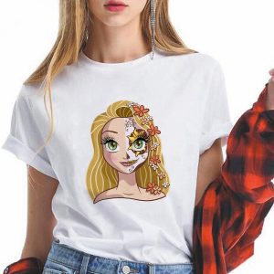 Everyday Cosplay Anime Hoodies & T-Shirts |   Sugar Skull Mexican T-shirt Anime Cartoon Anime Mexico Independence Day Day of the Dead For Couple’s Men’s Women’s Adults’ Hot Stamping white light Cosplay & Costumes Everyday Cosplay Anime Hoodies & T-Shirts