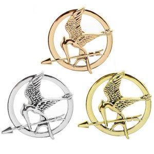 Movie & TV Theme Costumes |   Hunger Games Mockingjay Brooch Pins Men’s Women’s Movie Cosplay Cosplay C1012-Silver C1012-Golden1 C1013-Golden2 Masquerade C1012-Golden1 Cosplay & Costumes C1012-Golden1