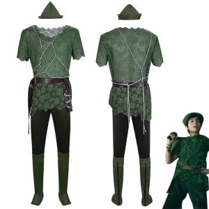 Halloween & Carnival Costumes |   Peter Pan & Wendy Fairytale Peter Pan Men’s Women’s Boys Movie Cosplay Halloween Carnival Masquerade Shirt Pants Accessory Set Cosplay & Costumes Halloween & Carnival Costumes